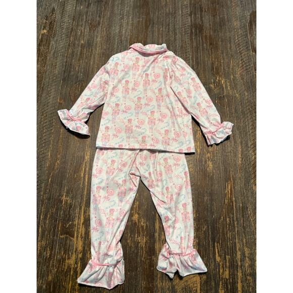 Abby & Evie Christmas PJs Size 3T - Picture 2 of 8
